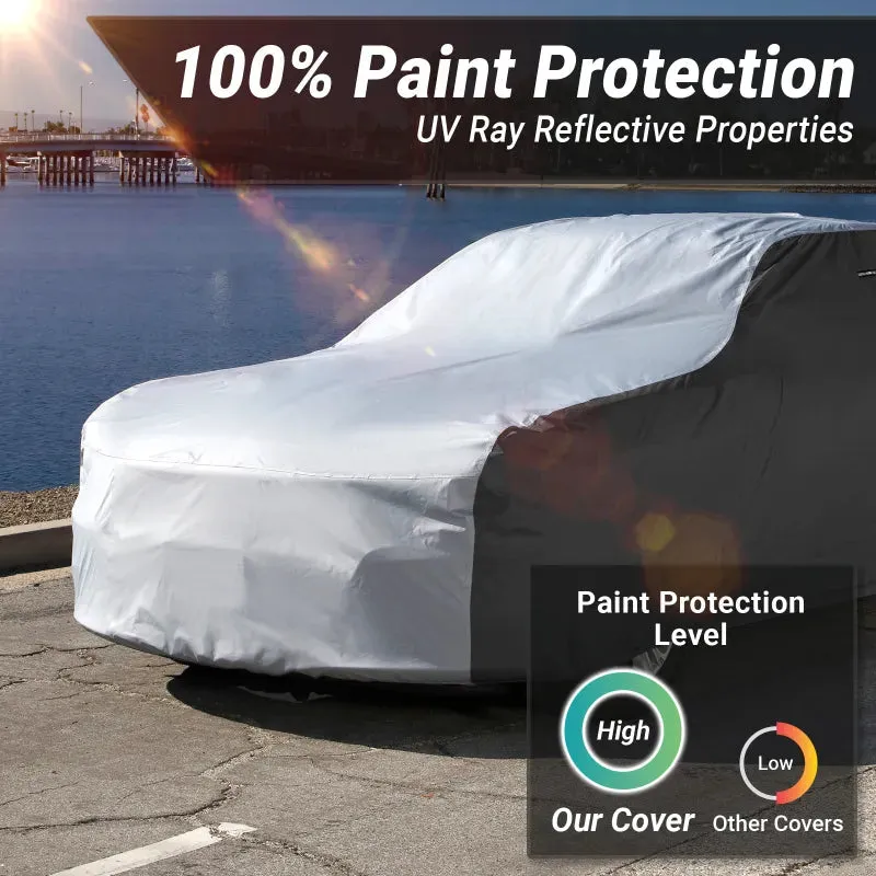 1955-1959 Porsche 356A TitanGuard Car Cover-2-Tone-Black and Gray