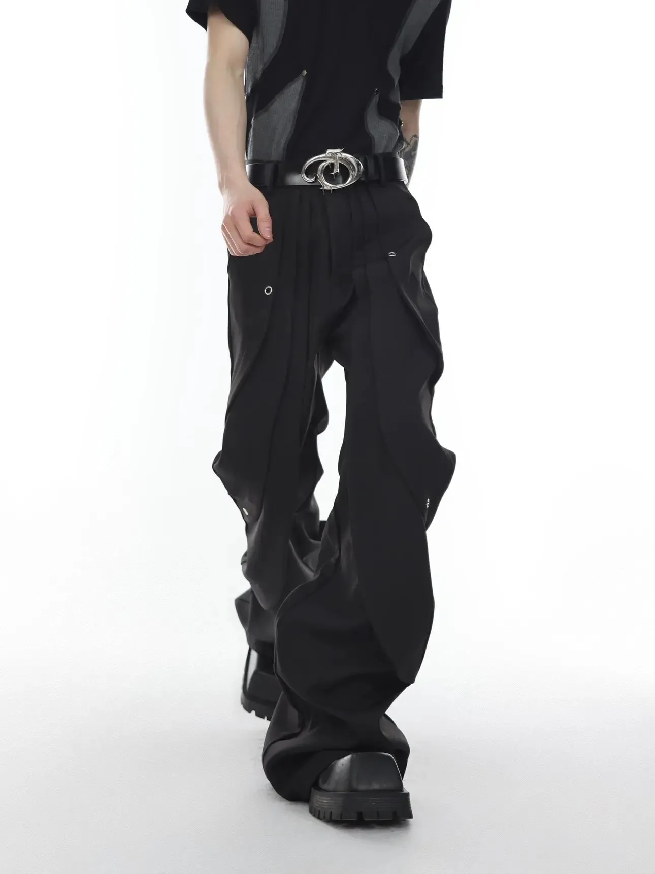 【23s Apr.】Pleated High Waist Trousers