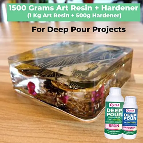 3kg Deep Casting Resin Hardener Tabletop Epoxy 2:1