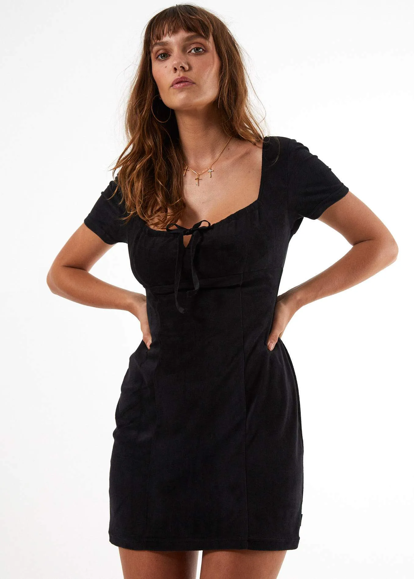 Afends Womens Voodoo - Velvet Dress