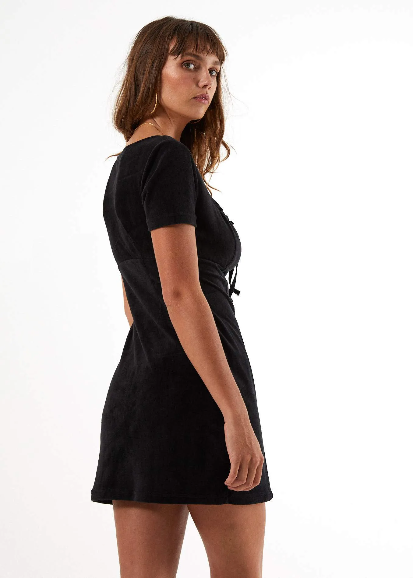 Afends Womens Voodoo - Velvet Dress