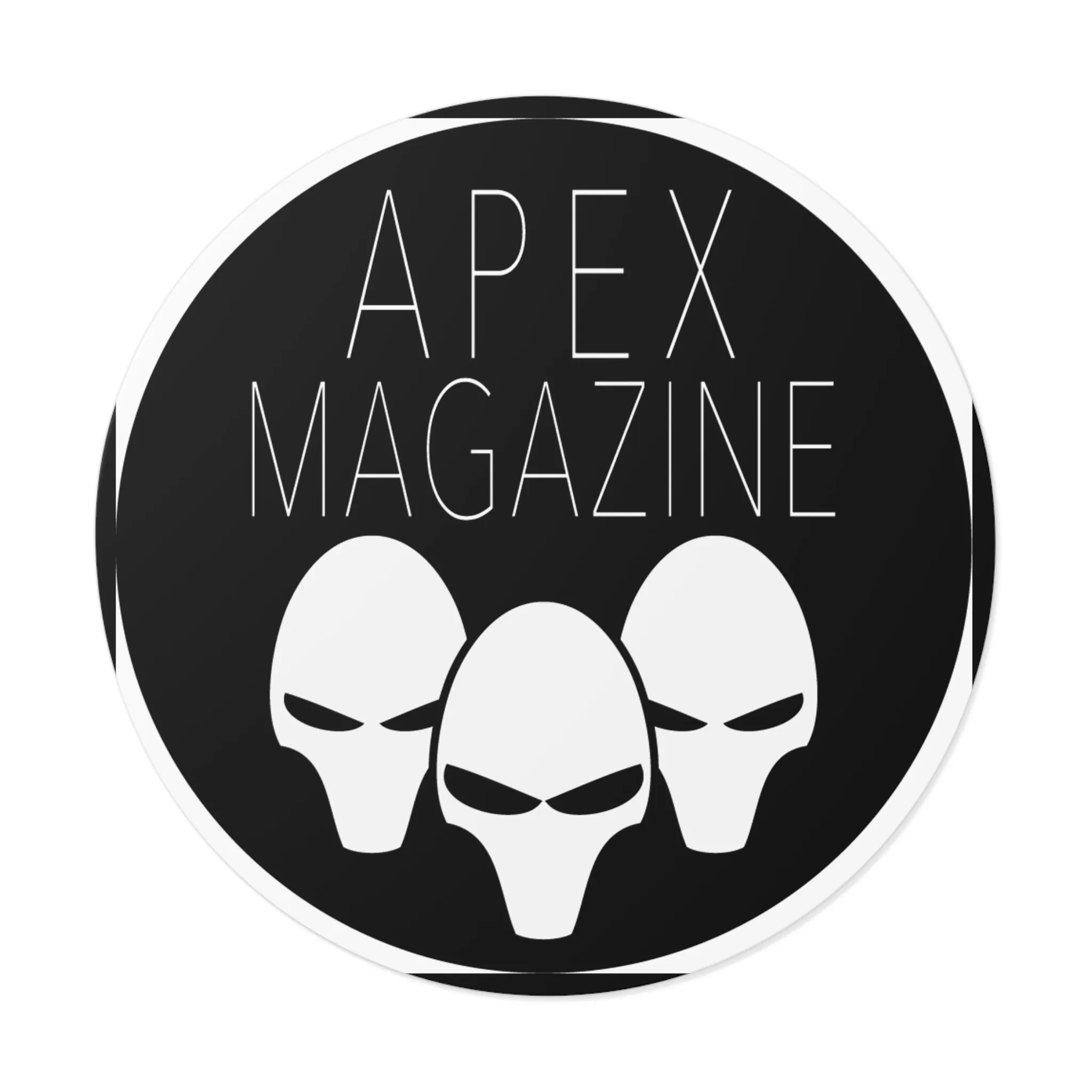 Apex Magazine Round Vinyl Stickers
