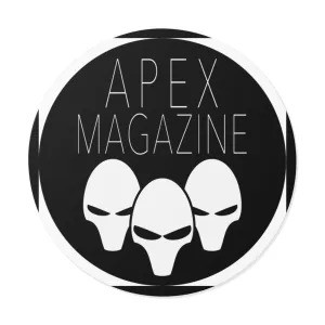 Apex Magazine Round Vinyl Stickers