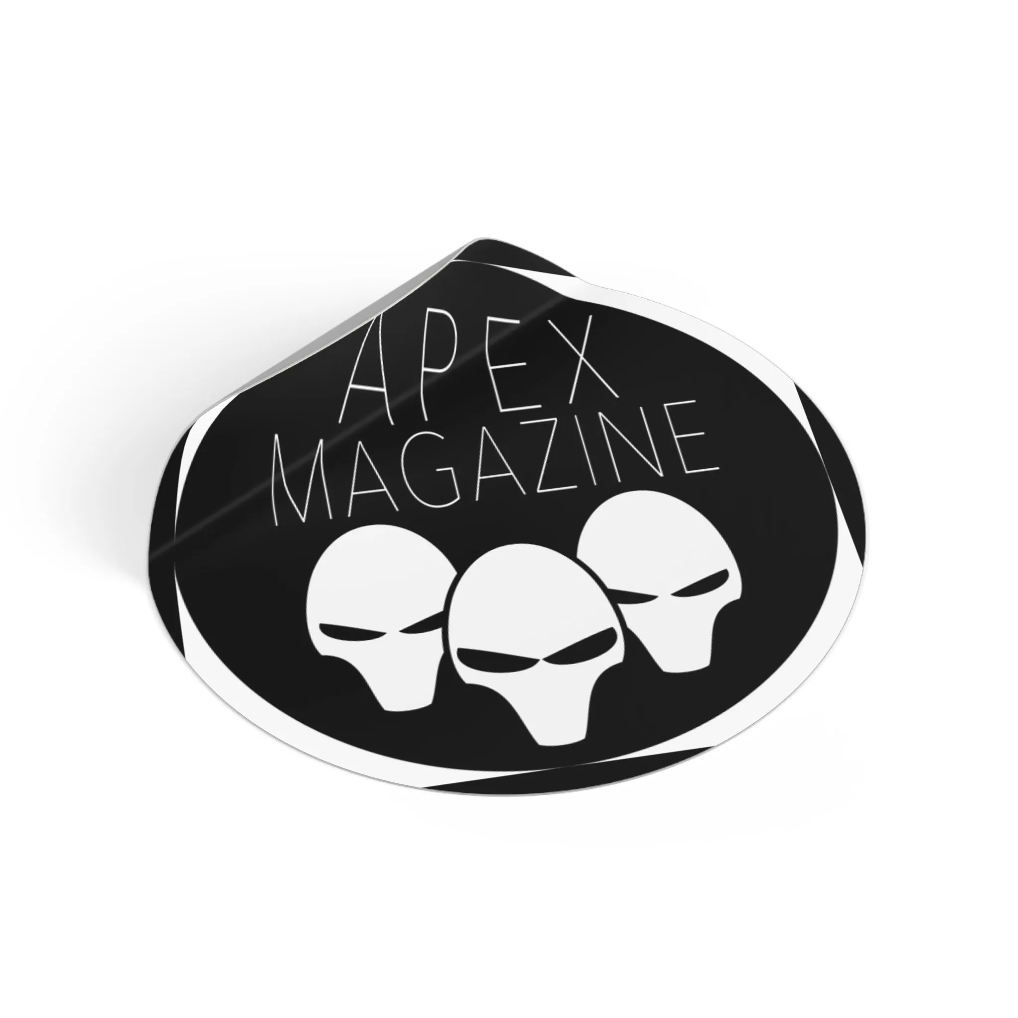 Apex Magazine Round Vinyl Stickers