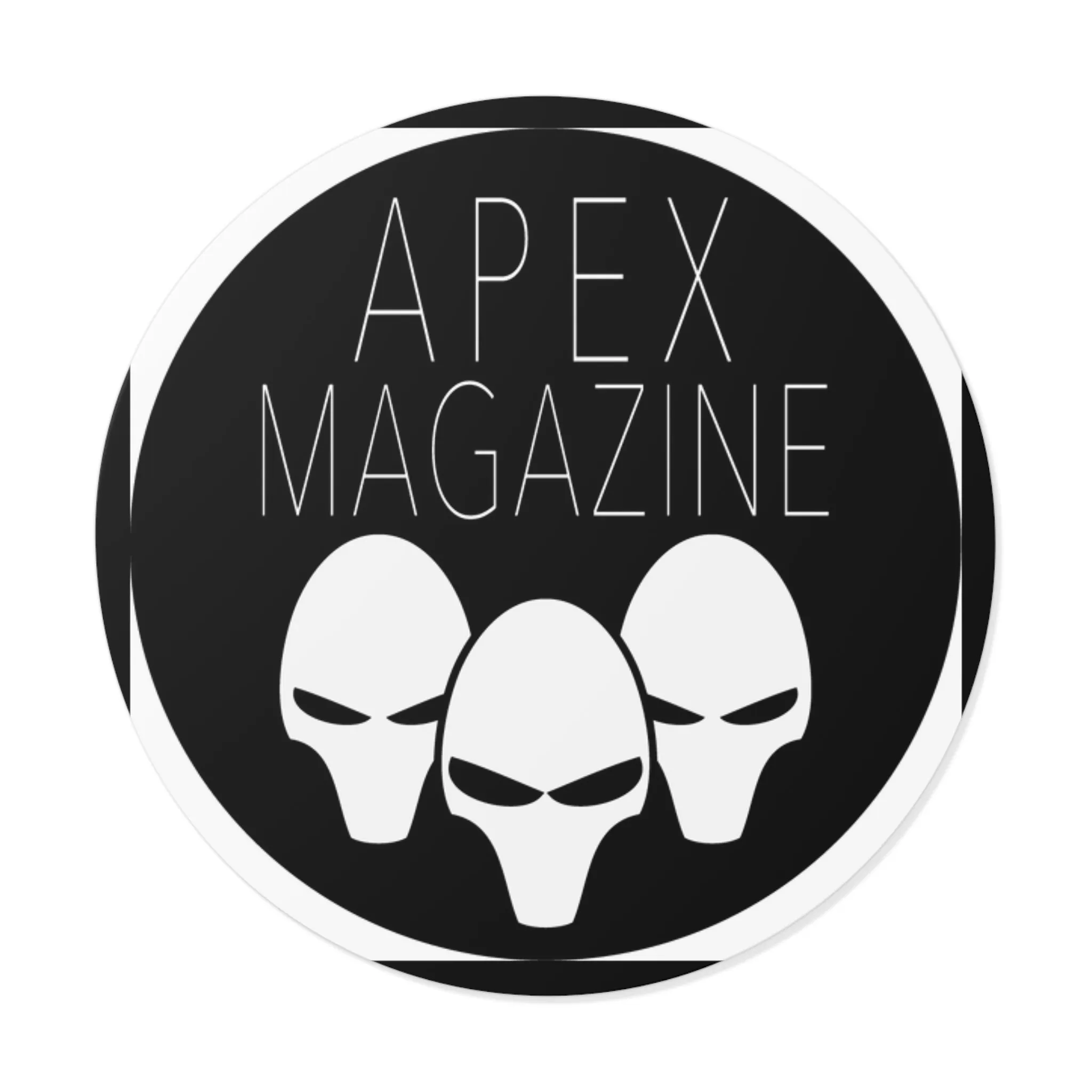 Apex Magazine Round Vinyl Stickers