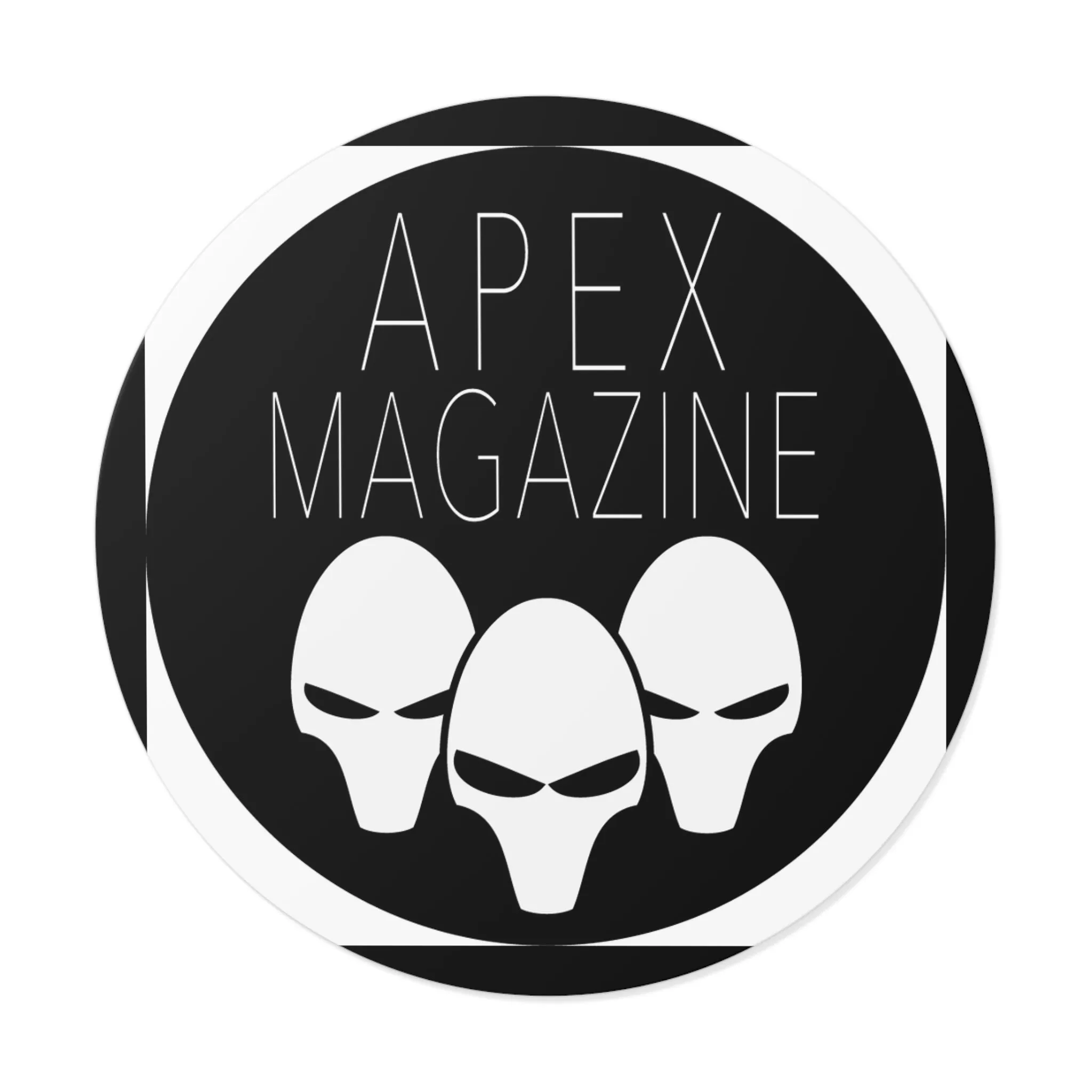Apex Magazine Round Vinyl Stickers