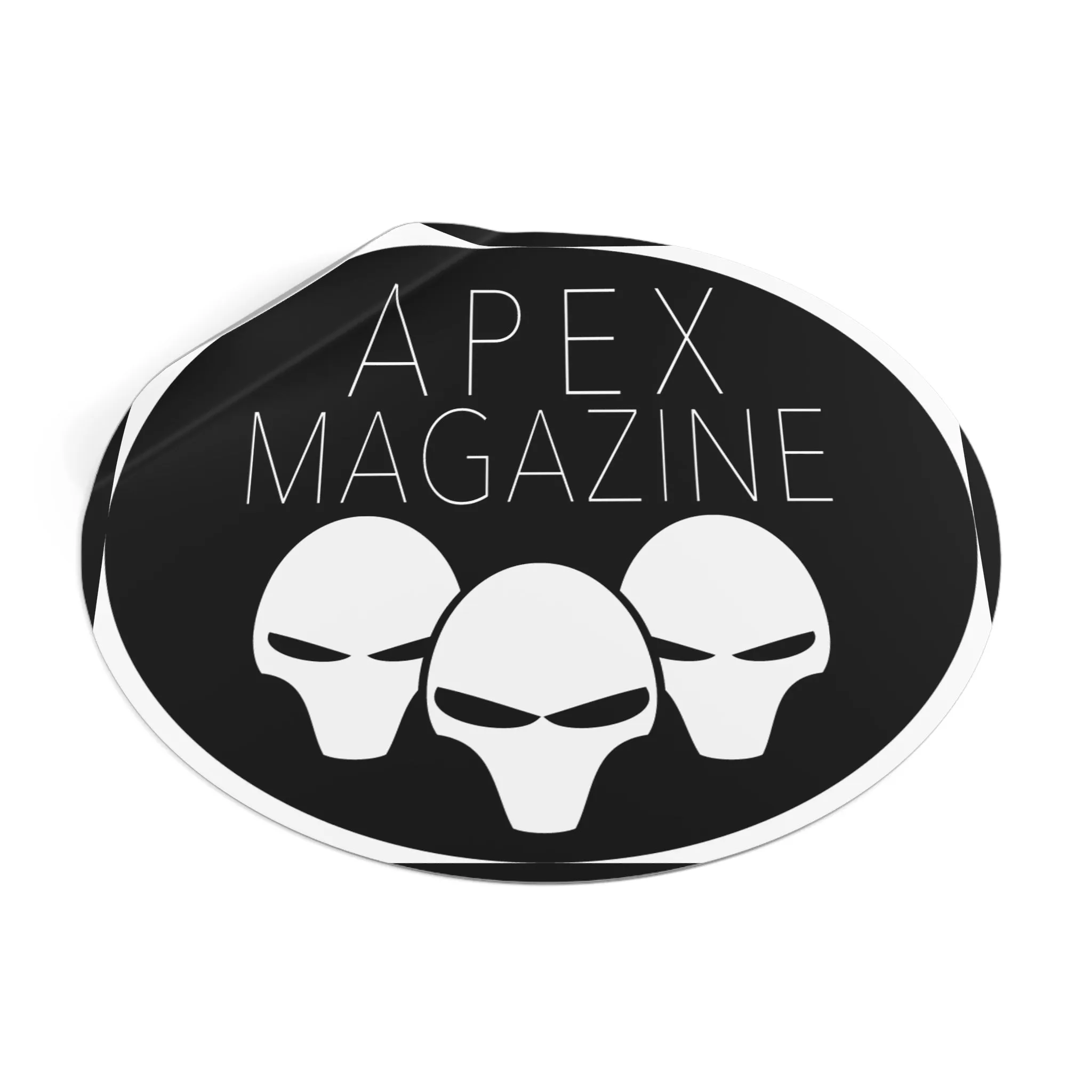 Apex Magazine Round Vinyl Stickers