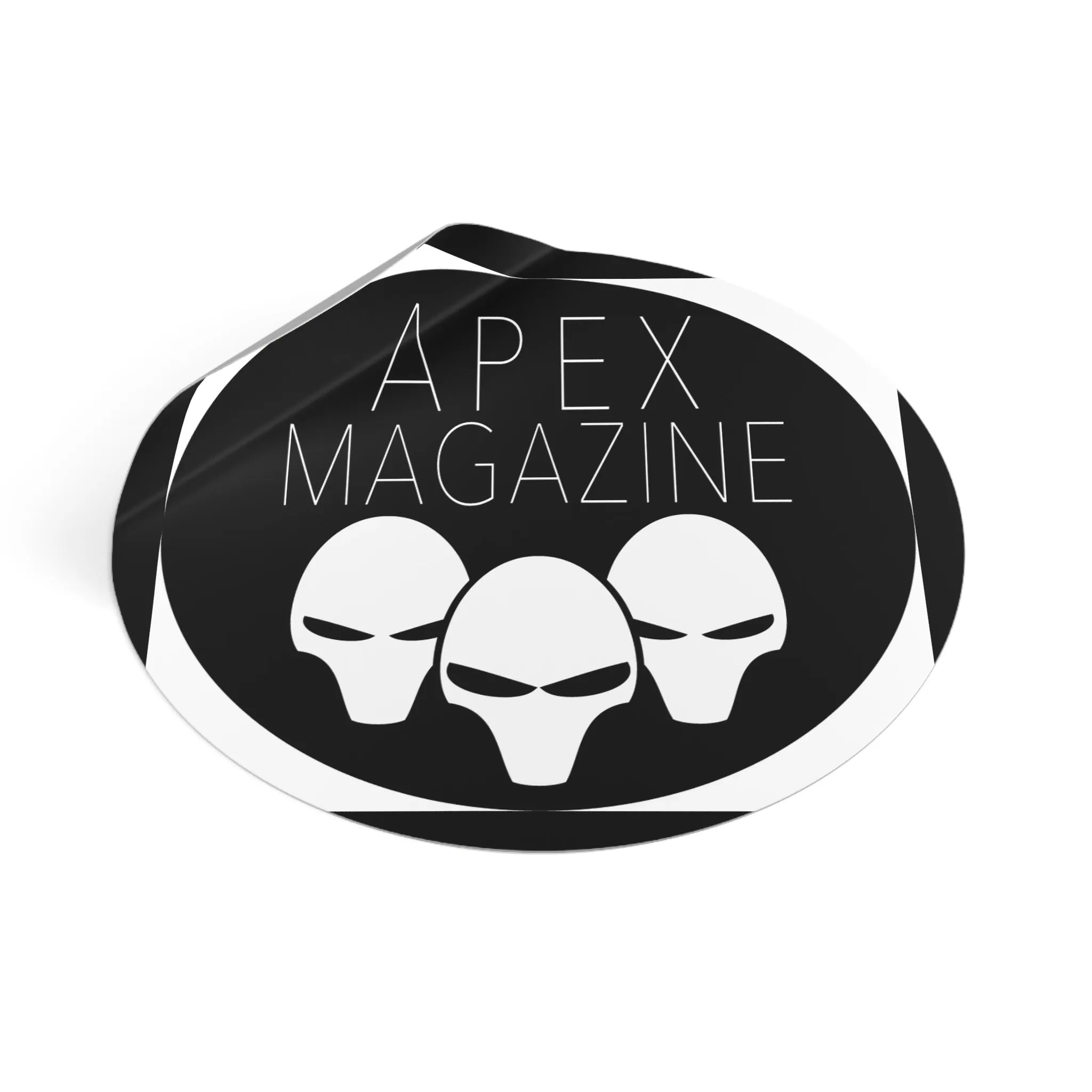 Apex Magazine Round Vinyl Stickers