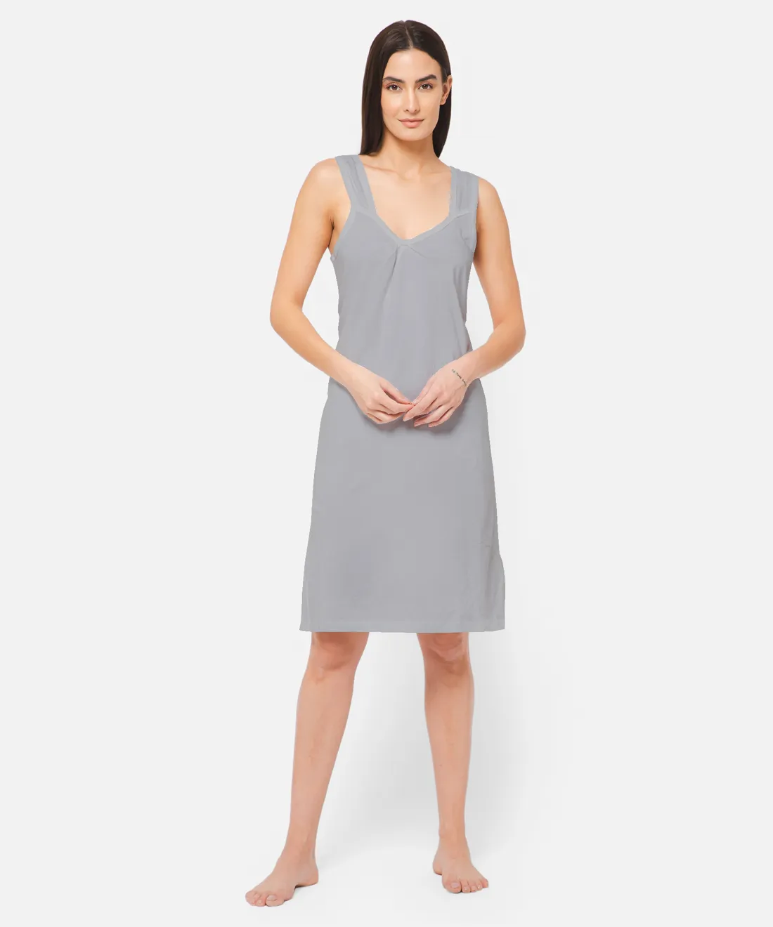 AUSM Premium Branded Cotton 3/4 Night Slip's | Breathable Soft Cotton Slip's | Superior Quality 3/4 Night Slip's (3/4-SLIP)