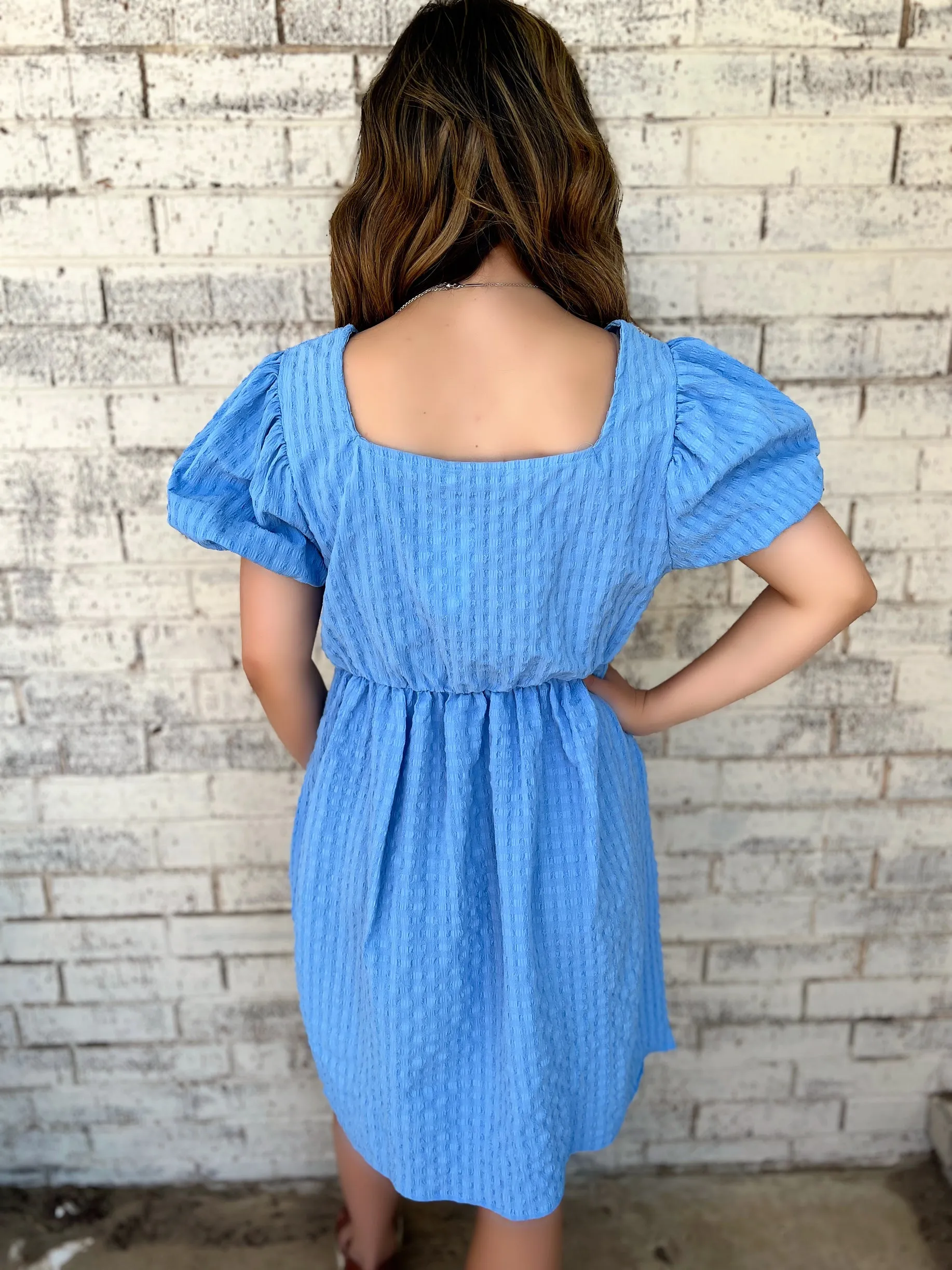 Baby Boy Blue BabyDoll Dress