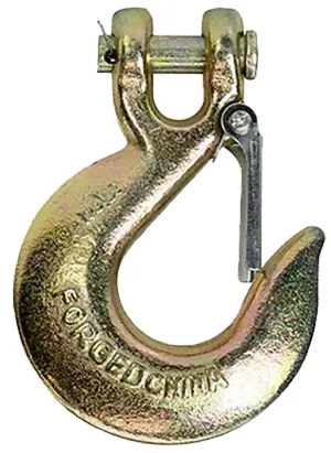 BARON 331L-5/16-70 Clevis Safety Slip Hook, 5/16 in, 4700 lb Working Load, 70 Grade, Yellow Chromate :EA: QUANTITY: 1