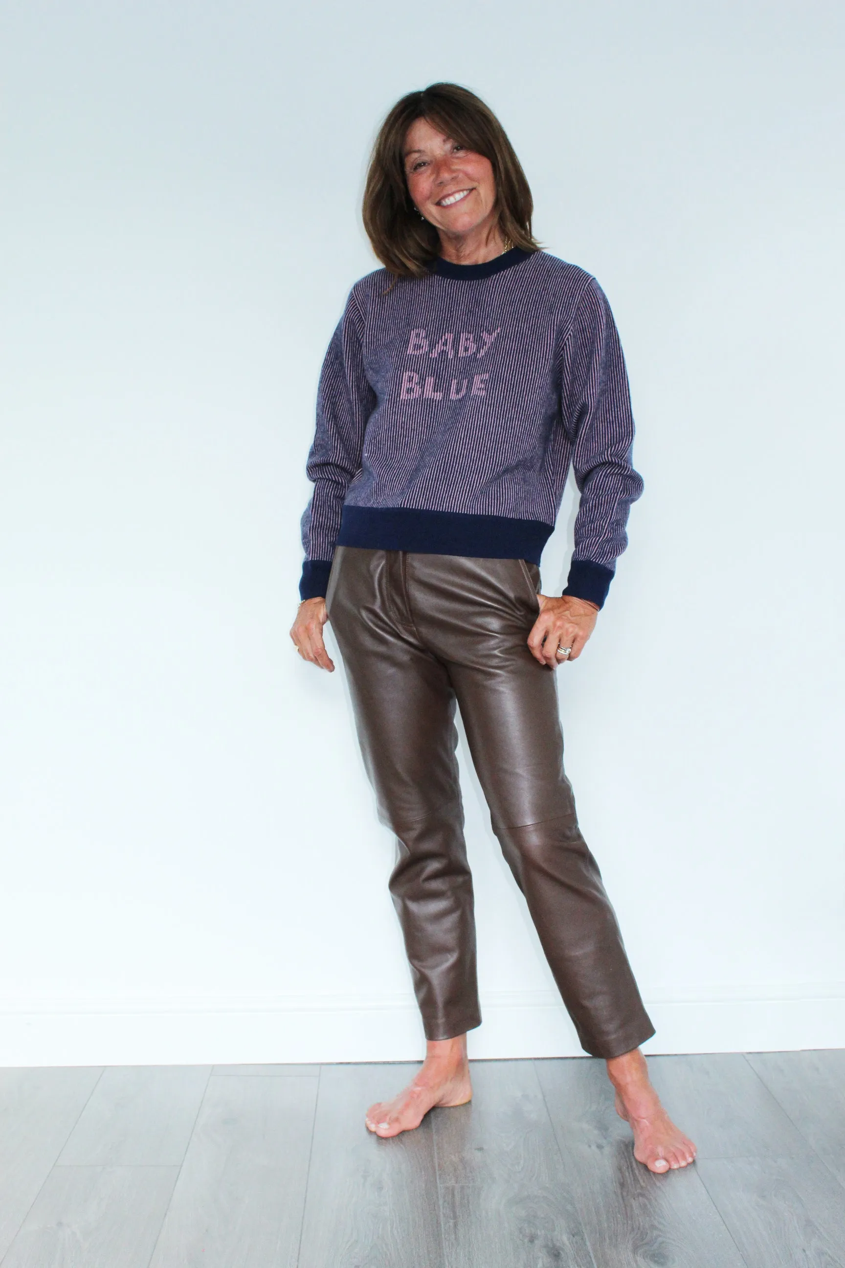 BF Baby Blue Jumper in Navy