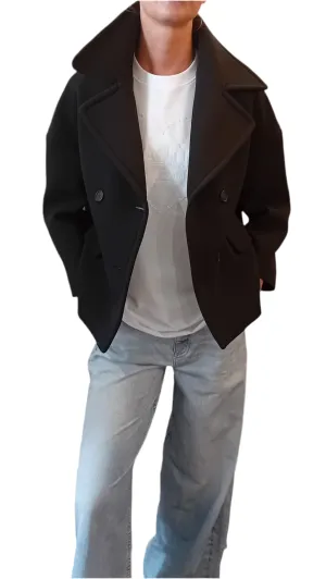 Black Label Peacoat Short Jacket