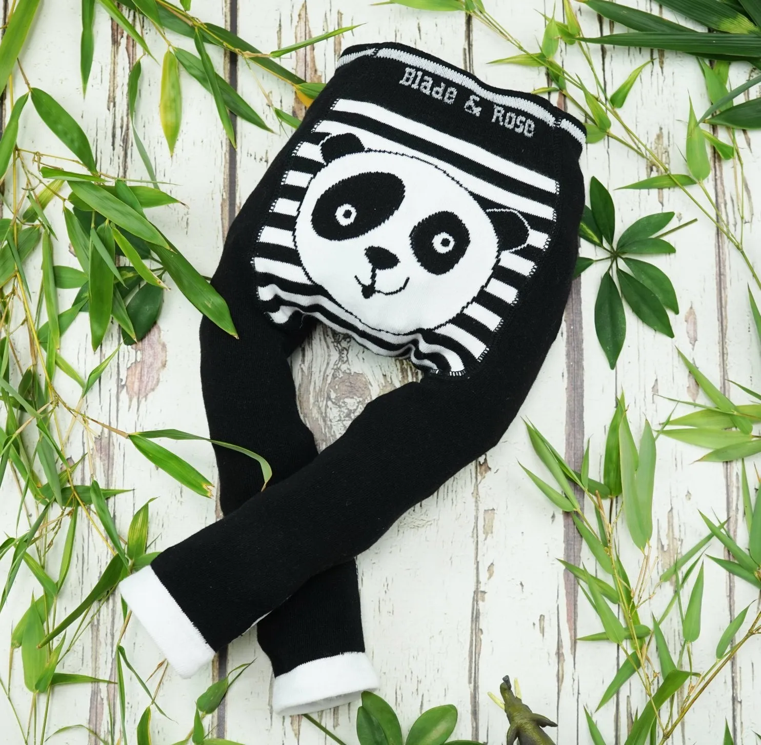 Blade and Rose Organic Panda Leggings 熊貓有機棉彈力嬰兒屁屁褲 (WWF) (6-12m)