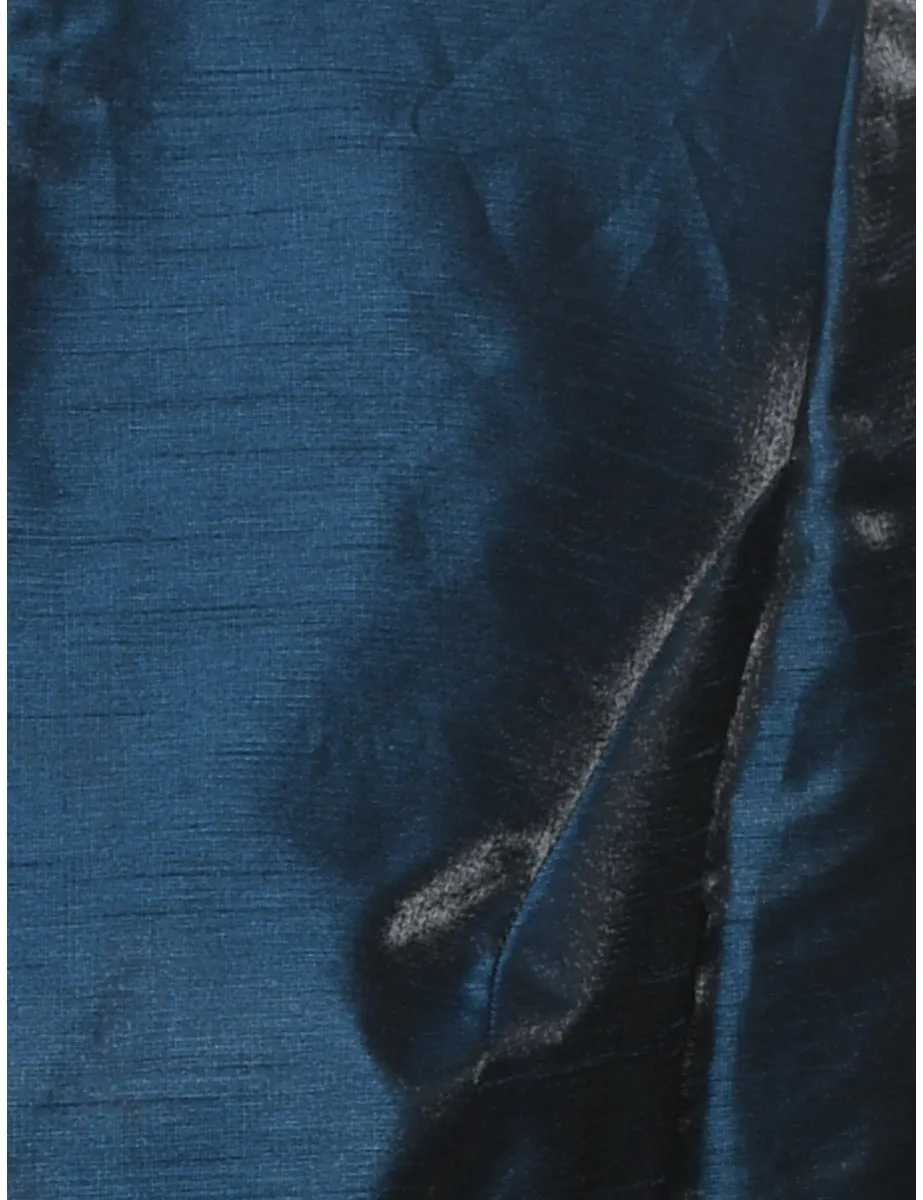 Bolero Navy Metallic Evening Jacket - M