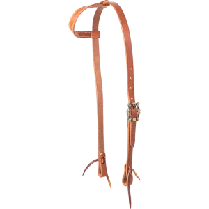 Cashel 3/4" Harness Leather Slip Ear Headstall
