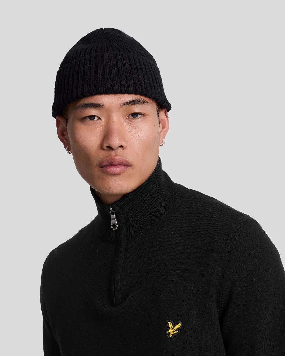Cotton Merino 1/4 Zip Jumper