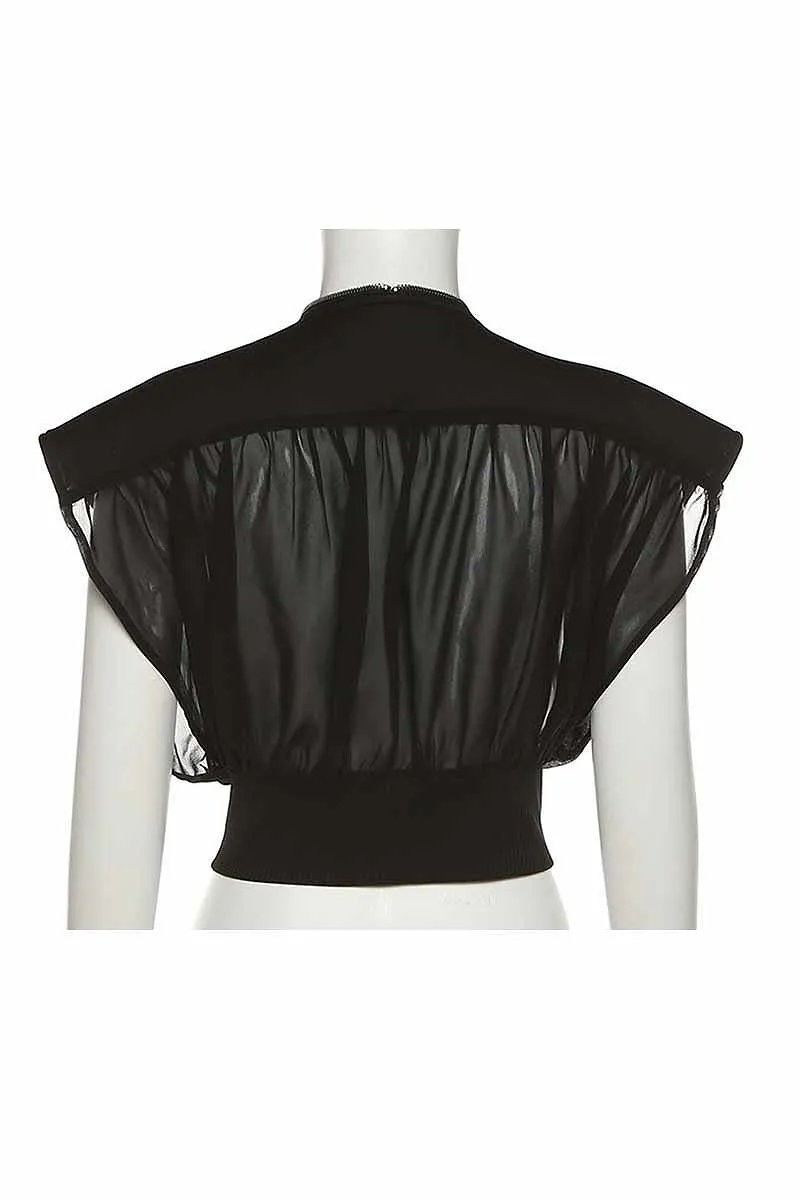 Cropped Black Jacket