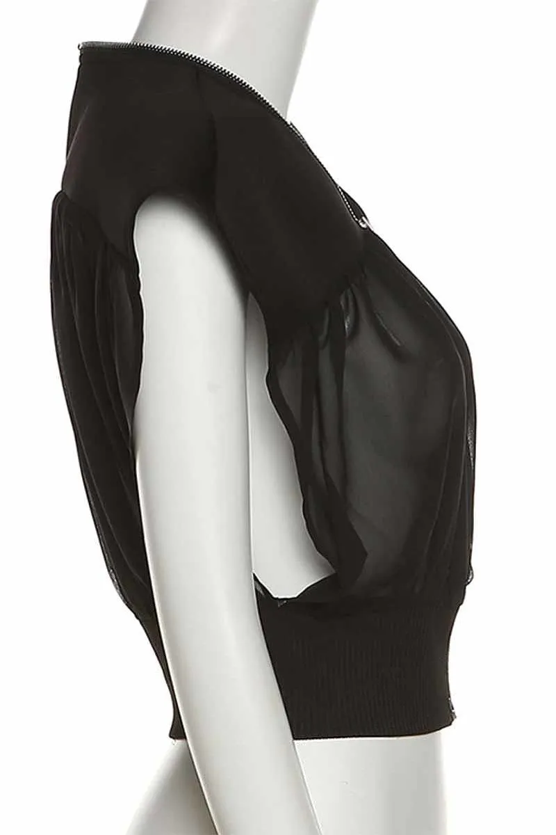 Cropped Black Jacket