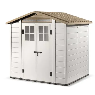 Double Door Tuscany Evo 120 PVC Shed w/ Windows - All Sizes