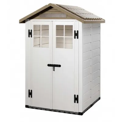 Double Door Tuscany Evo 120 PVC Shed w/ Windows - All Sizes