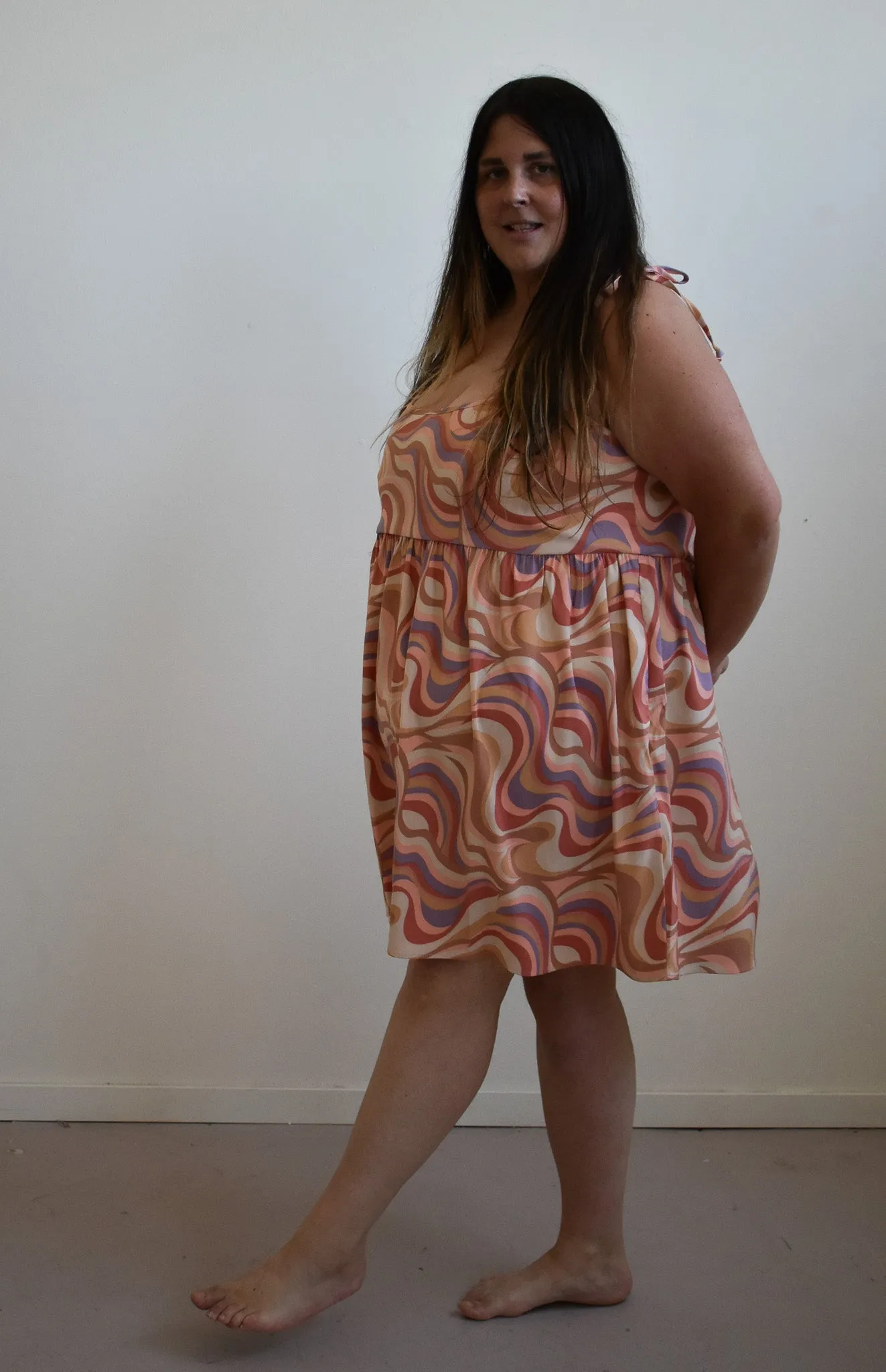 Edith Mini Dress in Painted Hills