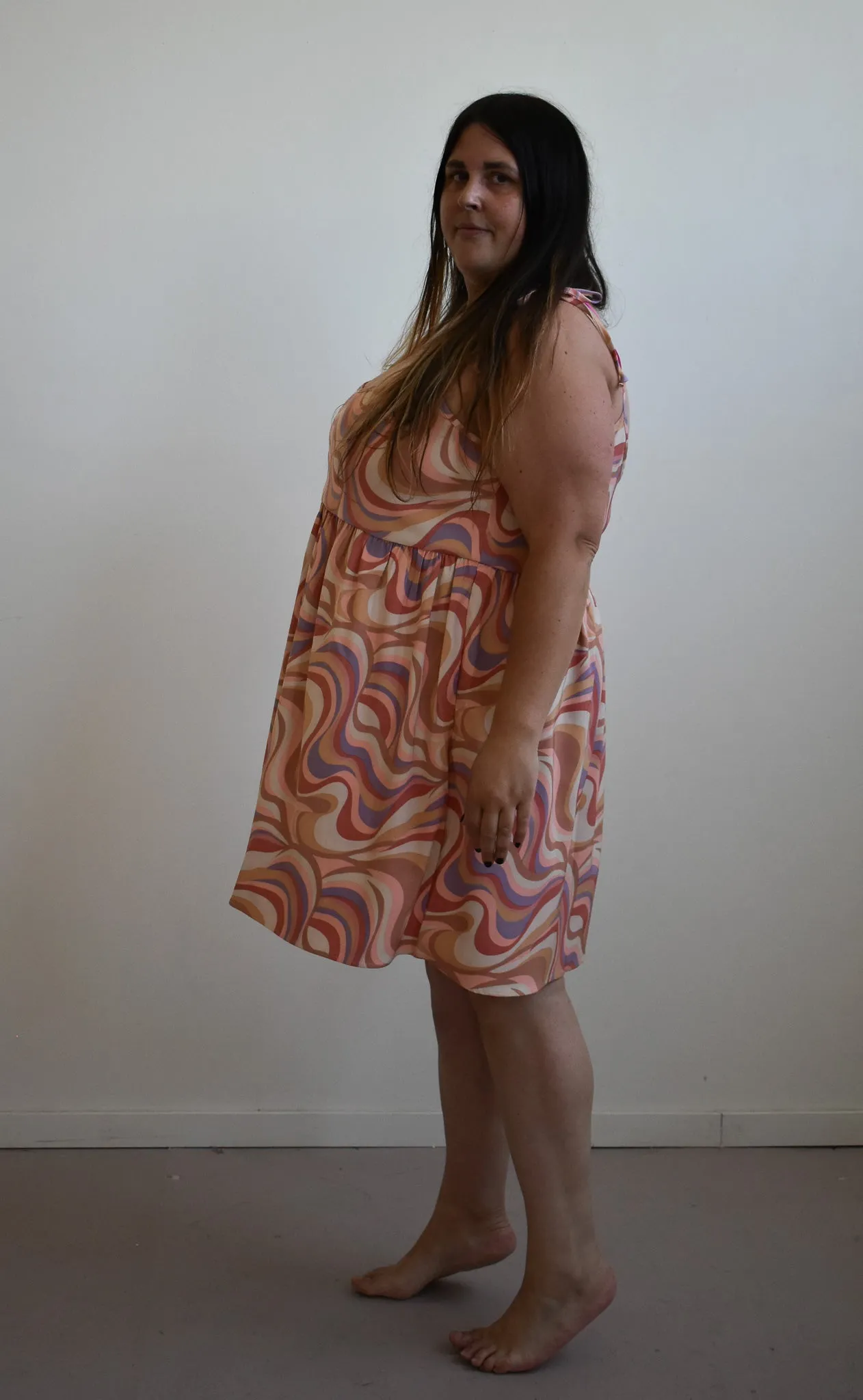 Edith Mini Dress in Painted Hills