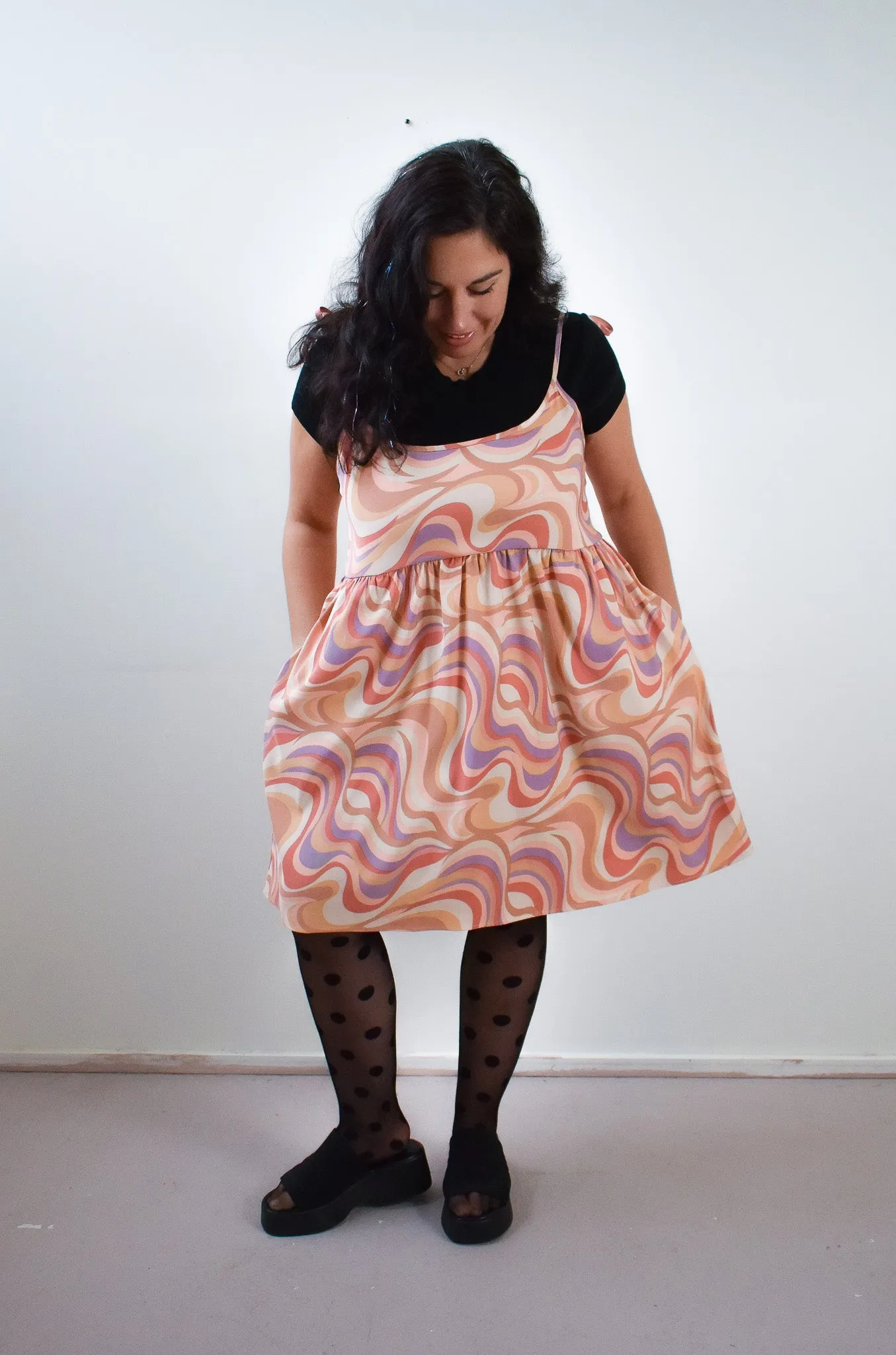 Edith Mini Dress in Painted Hills