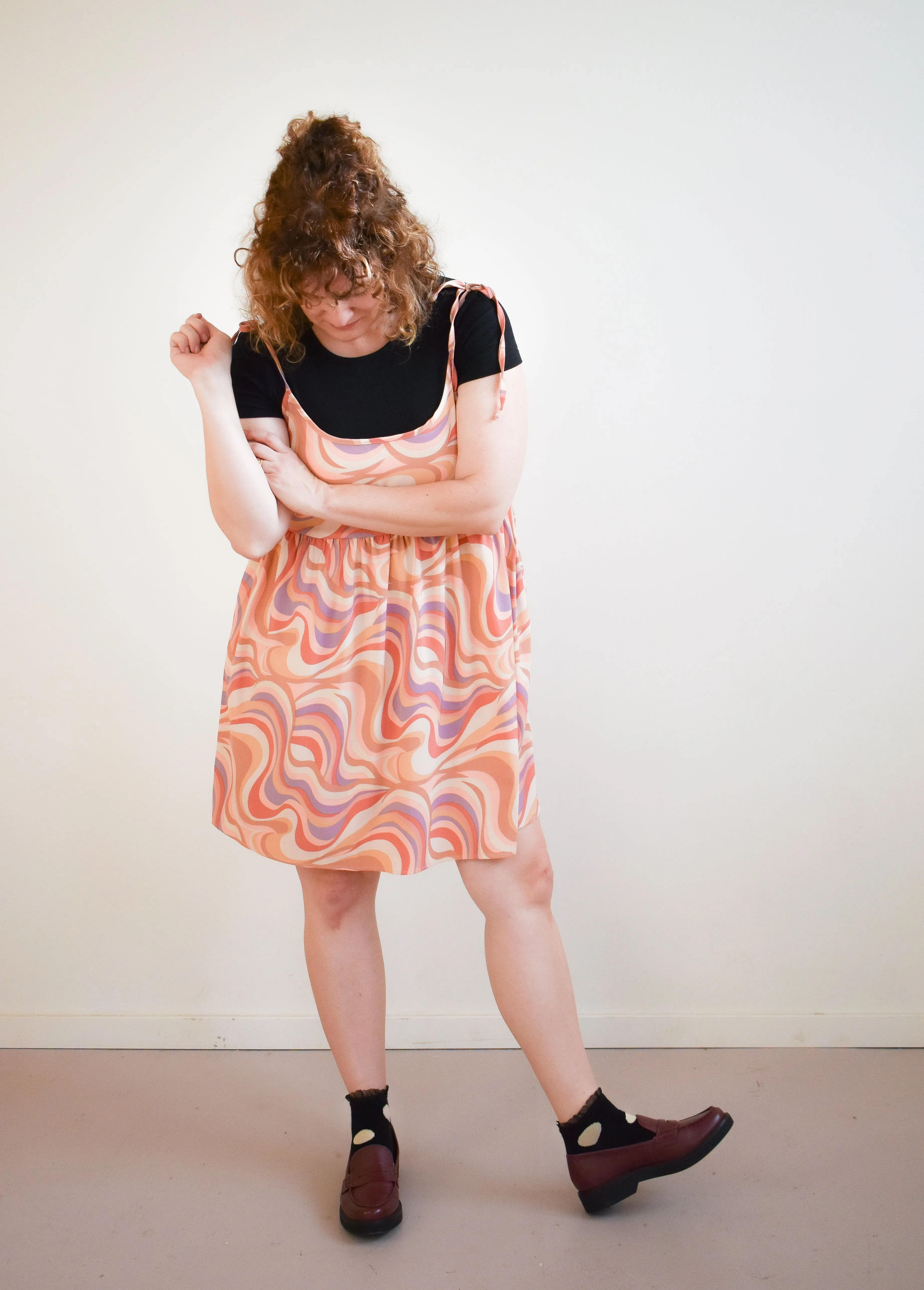 Edith Mini Dress in Painted Hills