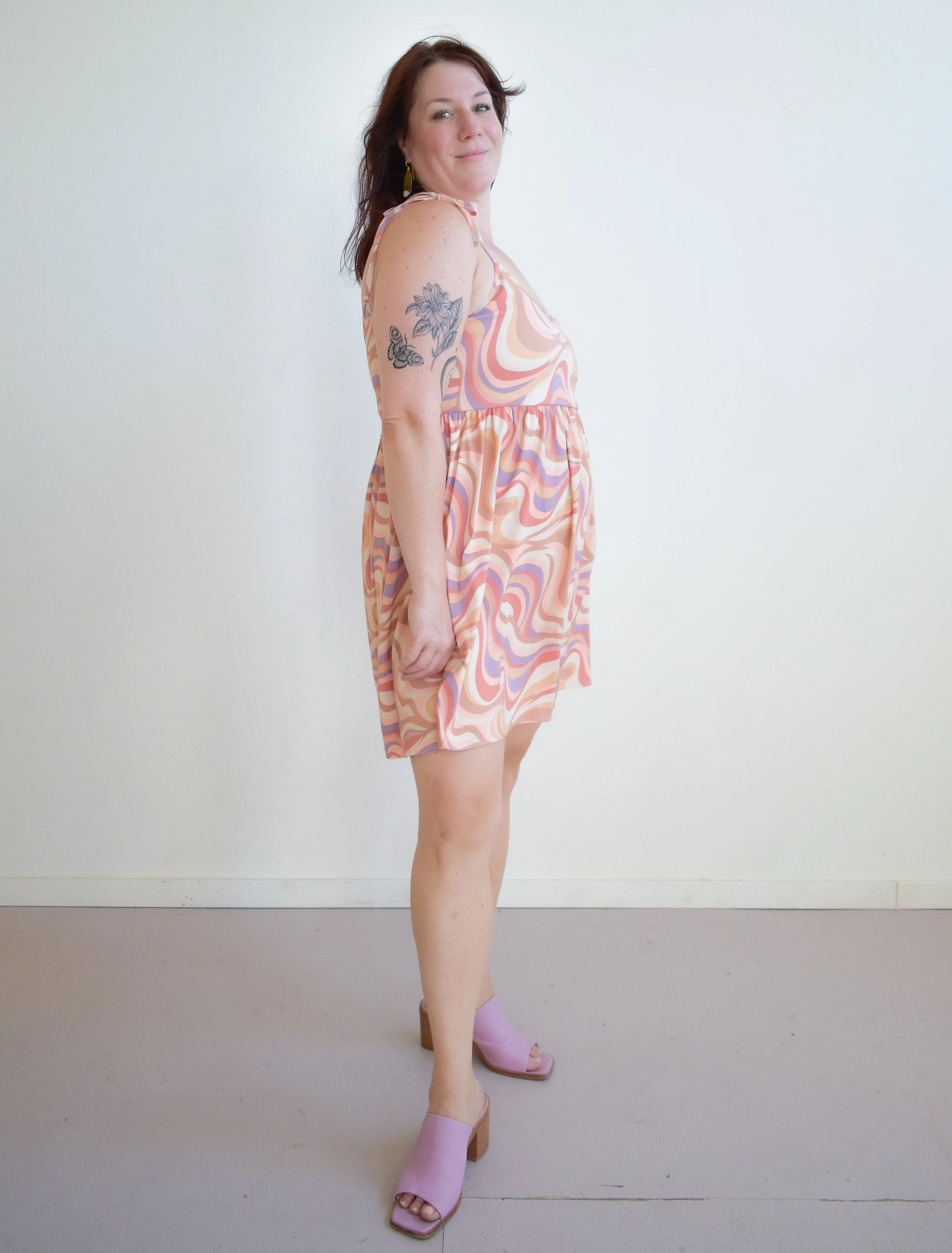 Edith Mini Dress in Painted Hills