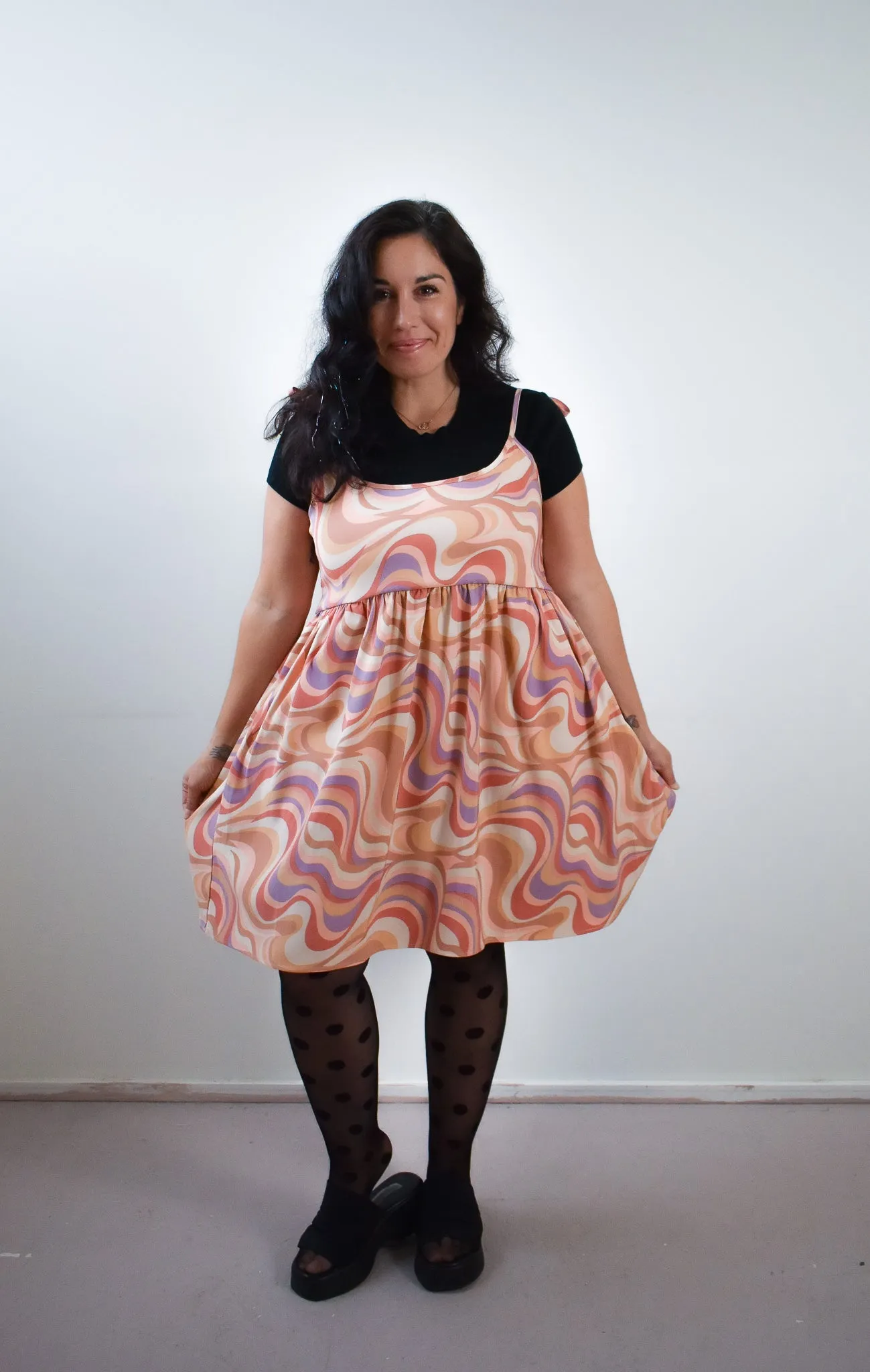 Edith Mini Dress in Painted Hills