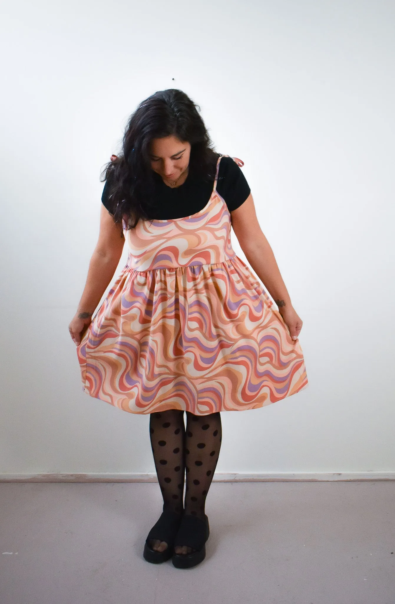 Edith Mini Dress in Painted Hills
