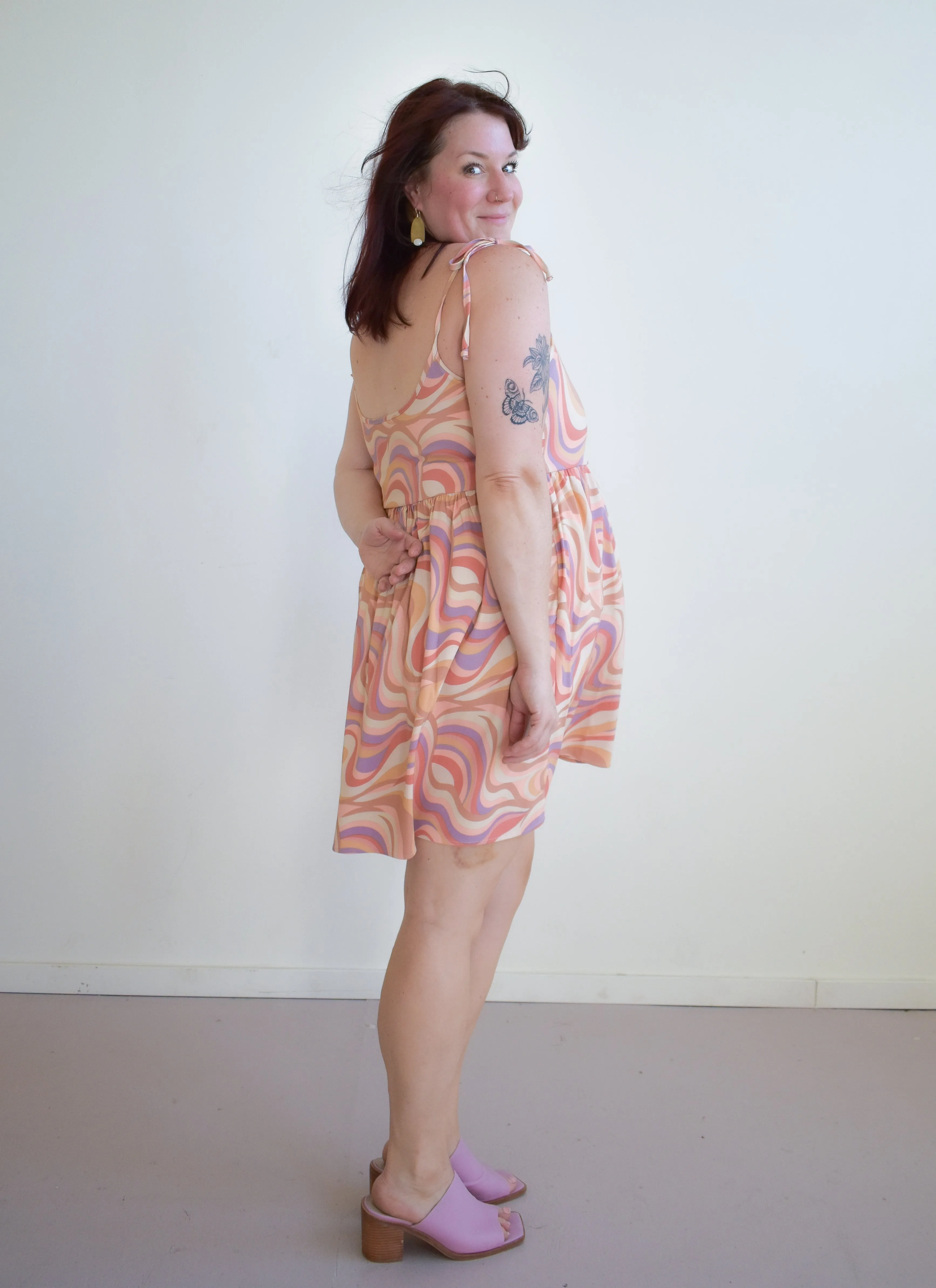 Edith Mini Dress in Painted Hills
