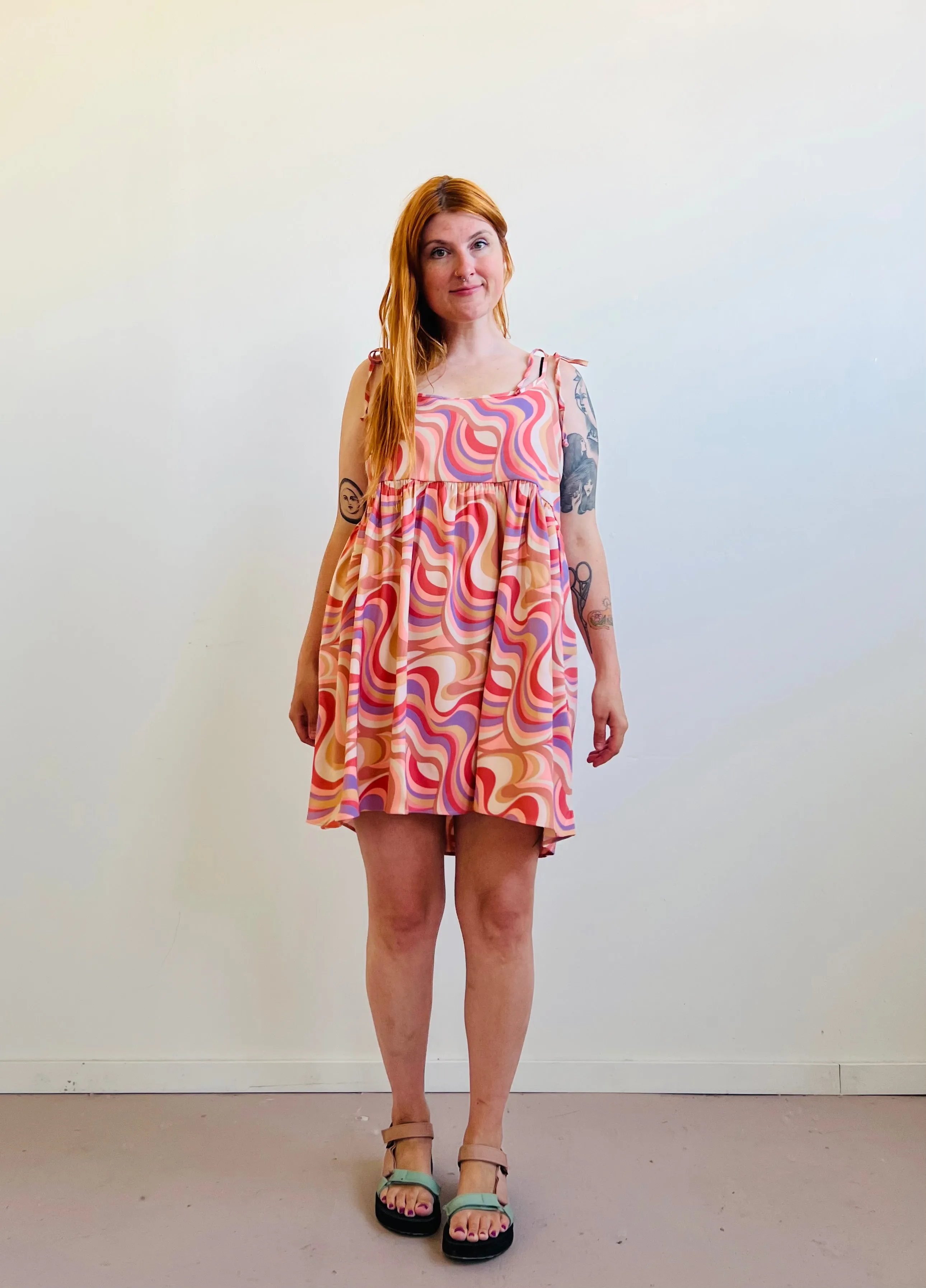 Edith Mini Dress in Painted Hills