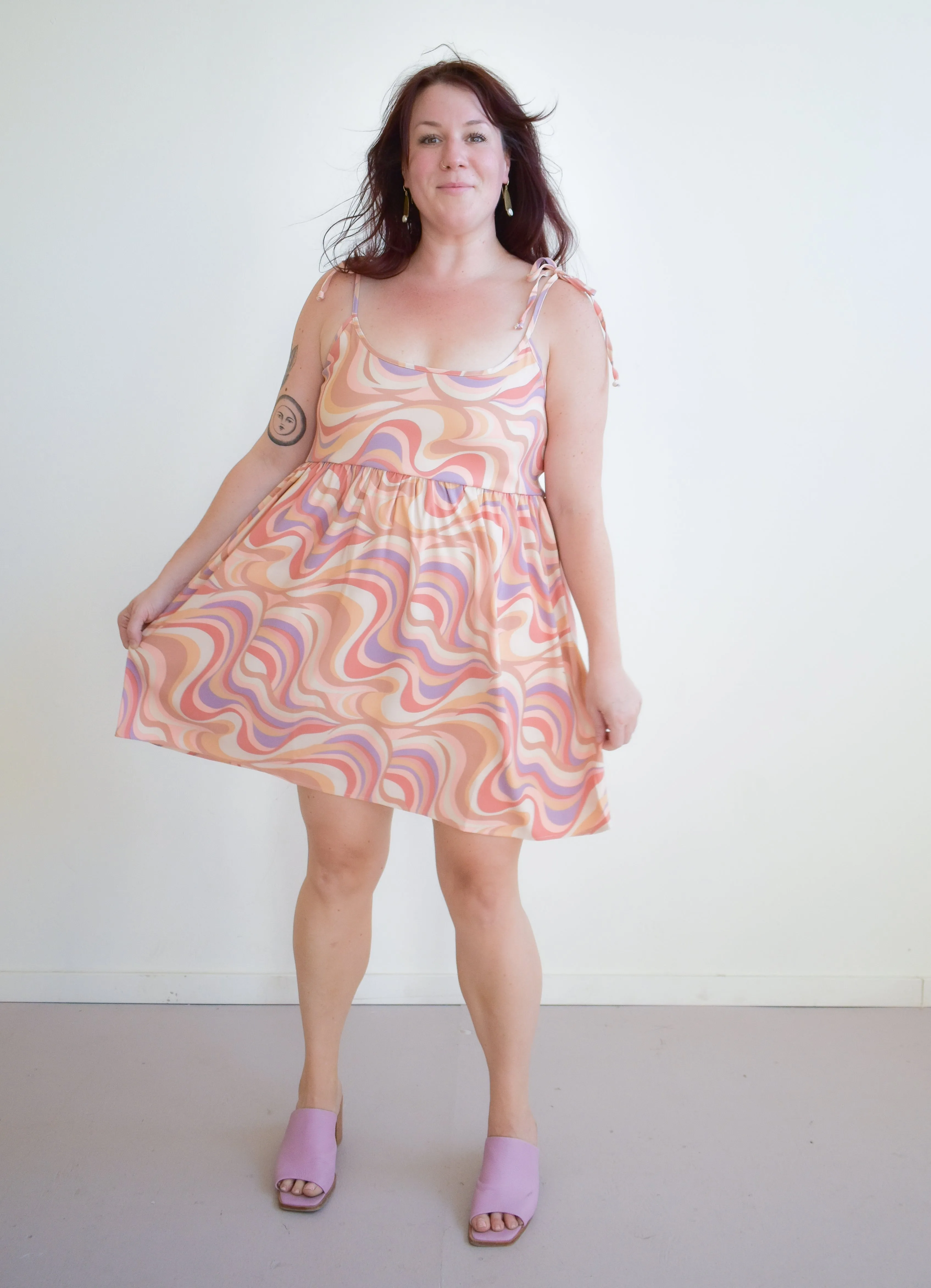 Edith Mini Dress in Painted Hills