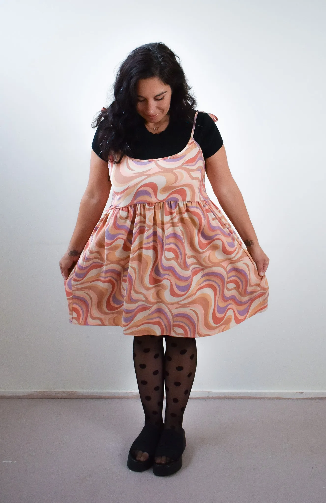 Edith Mini Dress in Painted Hills