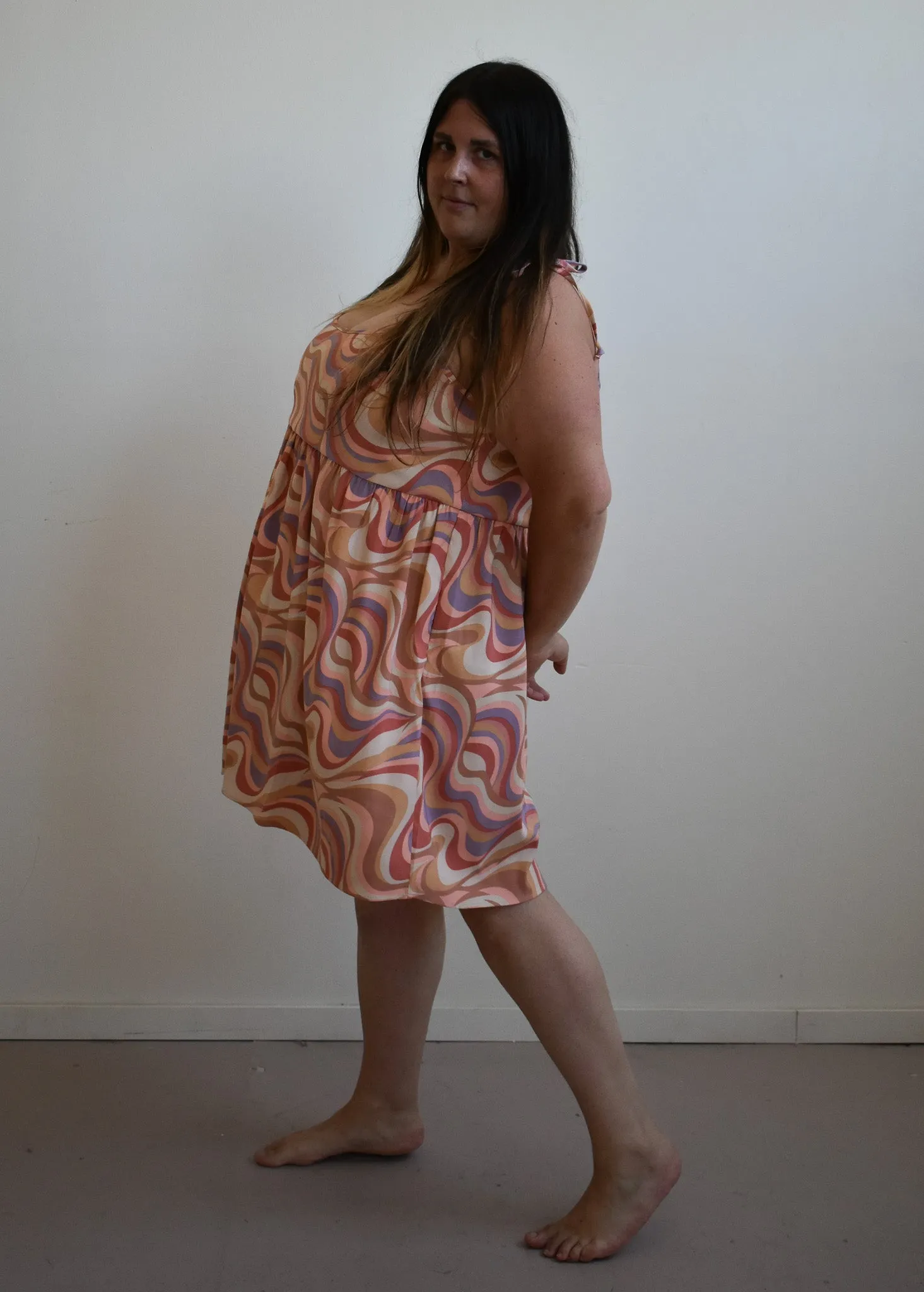 Edith Mini Dress in Painted Hills