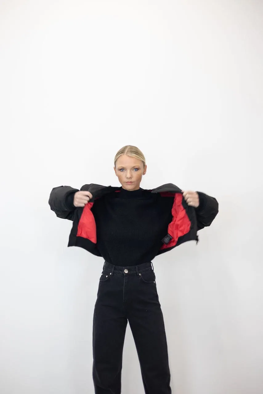 FLIGHT NYLON CROPPED BOMBER