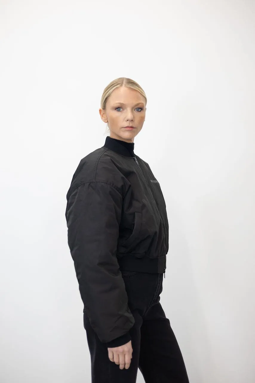 FLIGHT NYLON CROPPED BOMBER