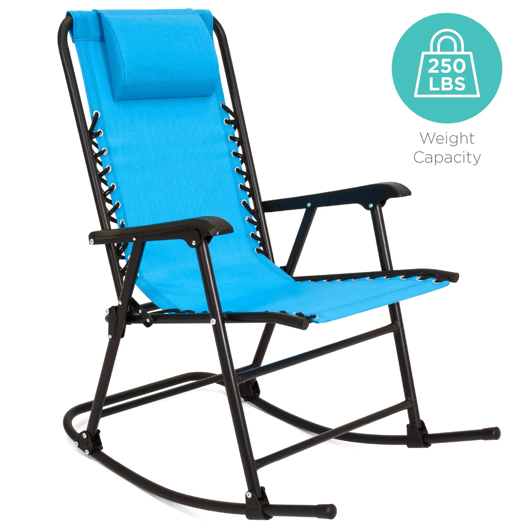 Foldable Zero Gravity Patio Rocking Lounge Chair