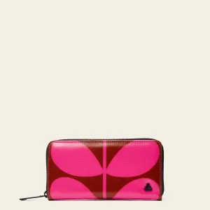 Forget Me Not Wallet - Solid Stem Cerise