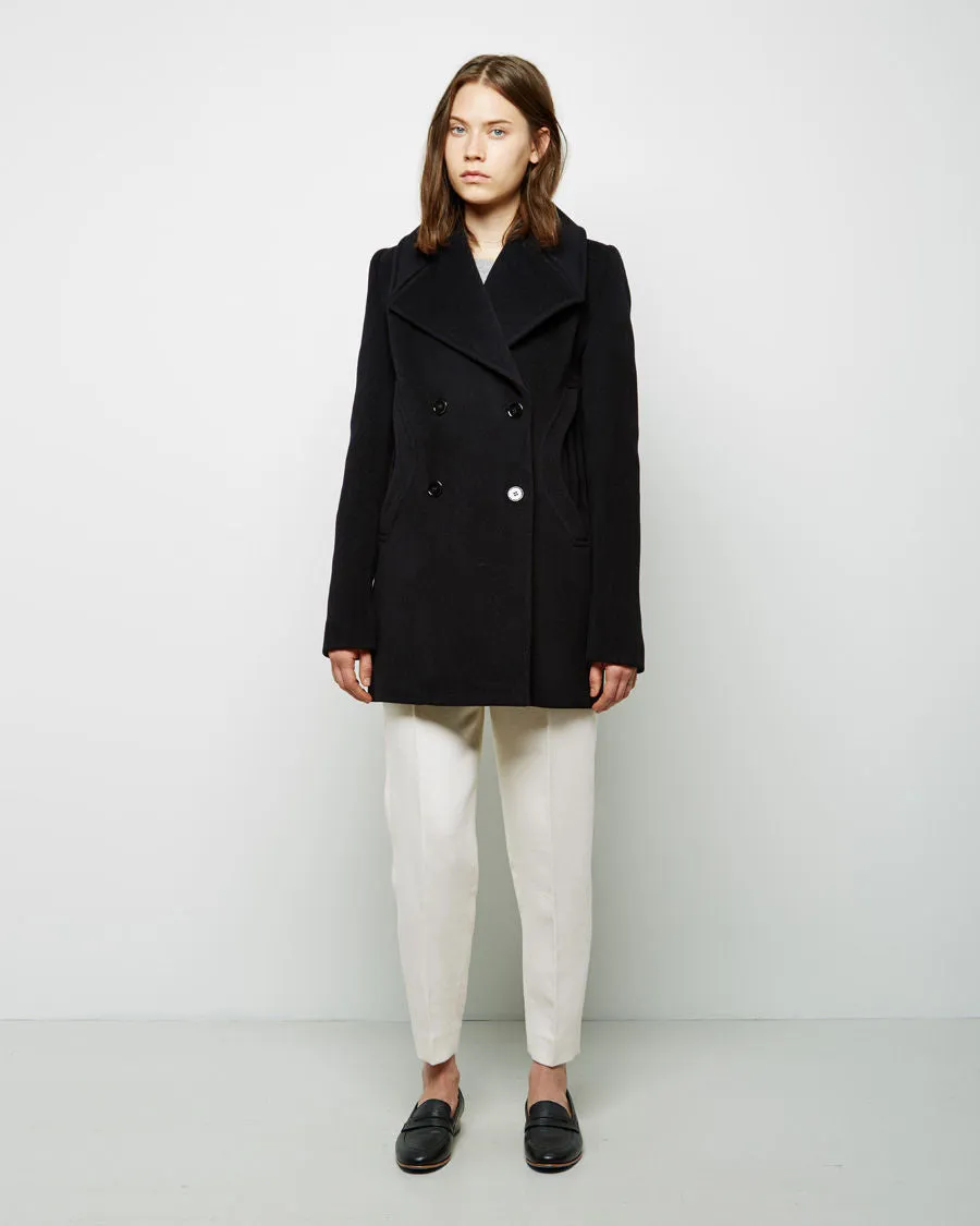 Frothy Woolen Peacoat