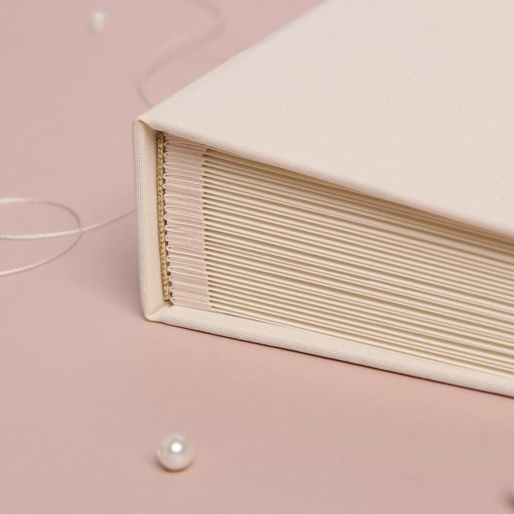 Ivory   White Velour | Guest Book