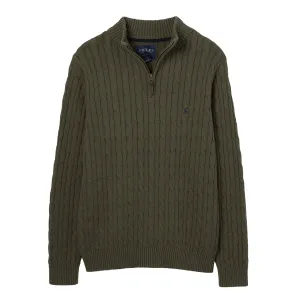 Joules Mens Cable 1/4 Zip Neck Jumper