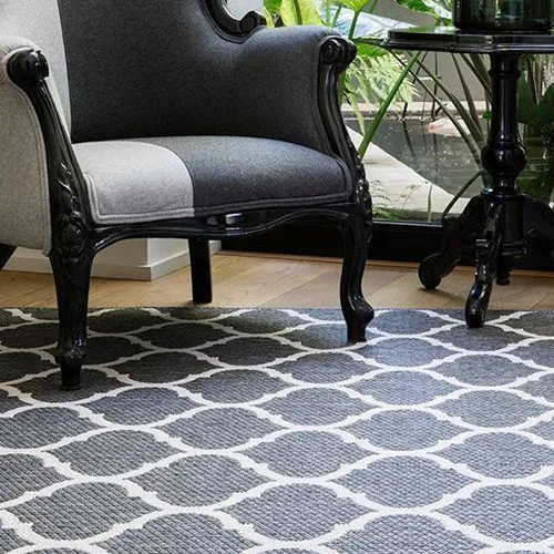 Lattice Grey Rug
