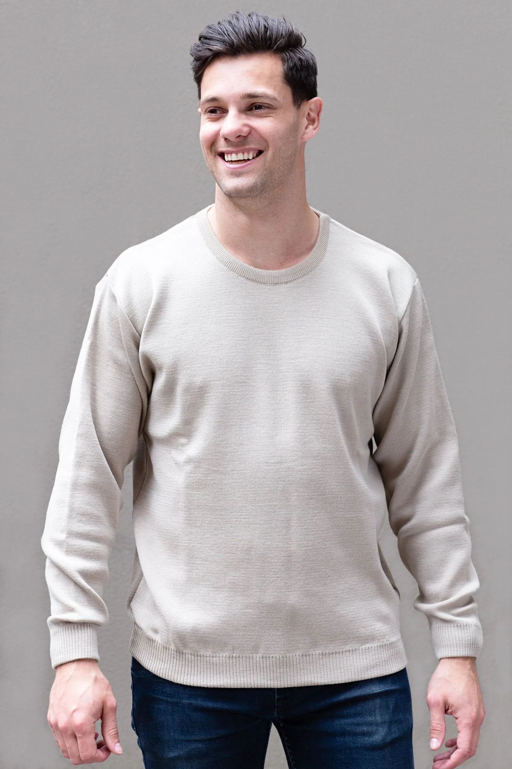 Mid-Weight Crew Neck Jumper