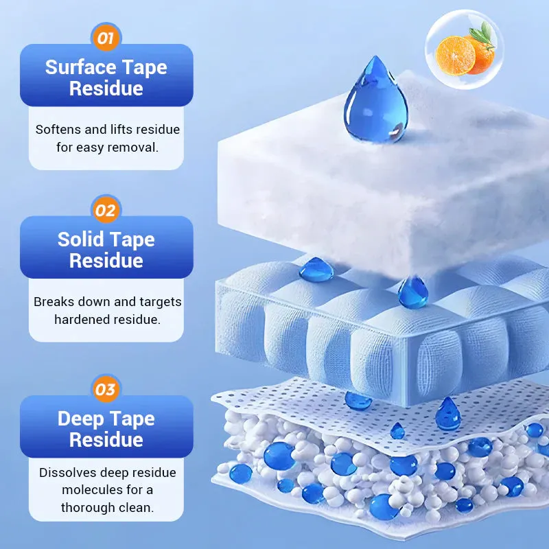 Multi-functional adhesive remover for various surfaces