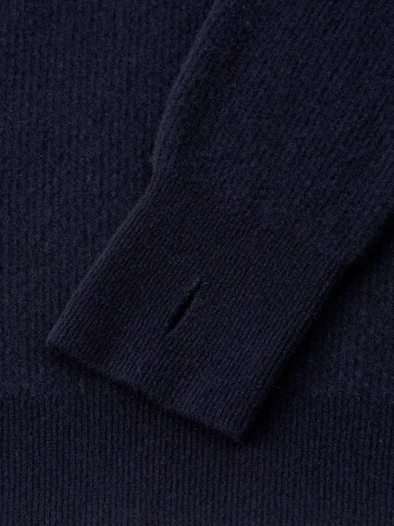 Oliver Spencer Talbot Roll Neck Sweater in Hartwell Navy