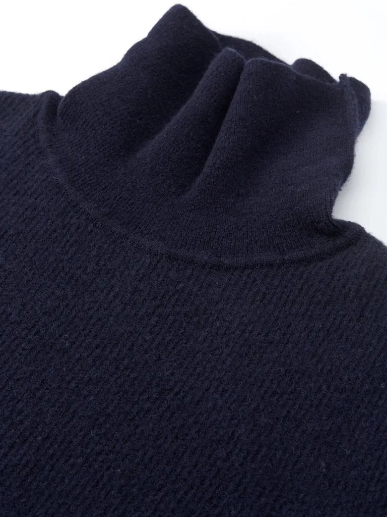 Oliver Spencer Talbot Roll Neck Sweater in Hartwell Navy