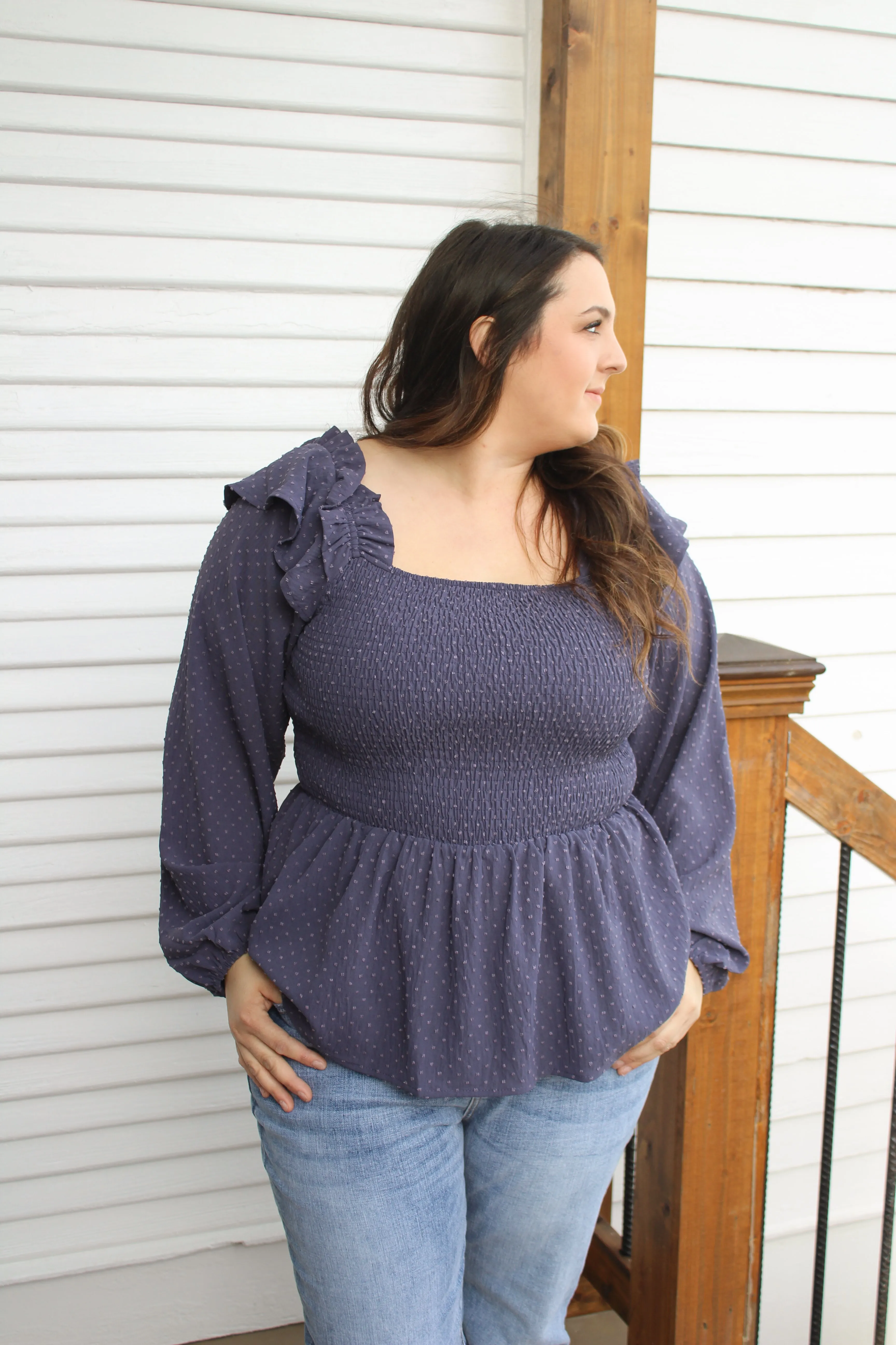 Peacoat Top - P